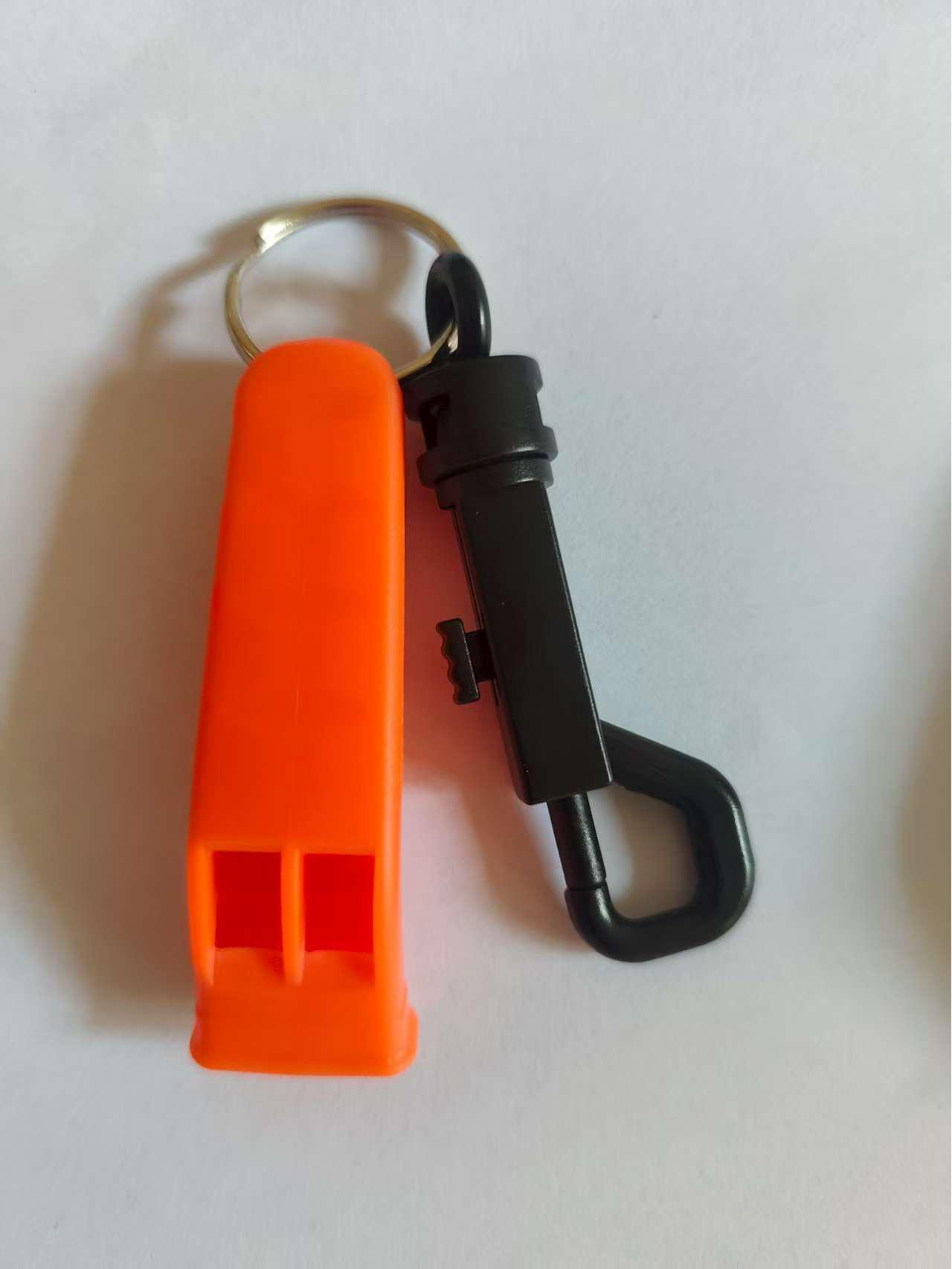 ABS Спасательный свисток для улицы: Прочный пластиковый сигнальный свисток для чрезвычайных ситуаций оранжевый