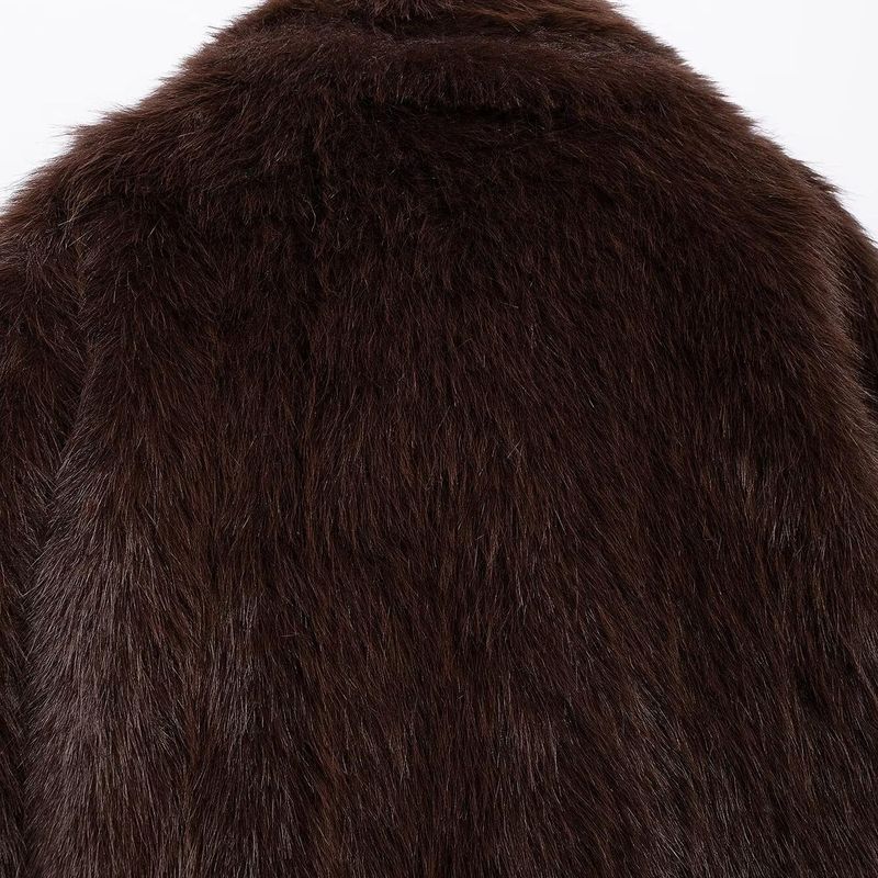 Kaslead New Arrival Women's Clothing Fashion Style Fashion Artificial Fur Effect Jacket Outwear 5320872