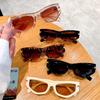 Damen Cat-Eye Sonnenbrille Luxusmarke Designer Vintage Unregelmäßiger Rahmen Farbverlauf Brillen UV400 Shades Damen Sonnenbrille