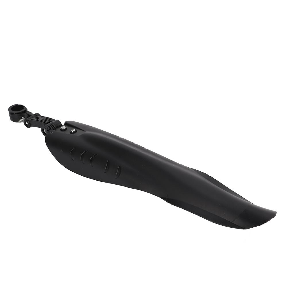 Bike Mud Guard Adjustable Plastic Black Front Rear Mudguard with Accessory for Road Mountain Bicycles
