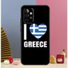 Greece Greek Flag Cover For Samsung Galaxy A53 A33 A52 A32 A22 A12 A13 A23 A51 A71 A14 A34 A54 A15 A25 Case