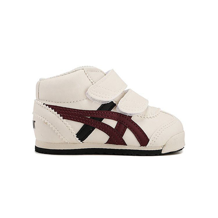 Onitsuka Tiger Mexico Mid Runner Velcro Casual Non-Slip Shock Absorbing Wear-Resistant Breathable Lightweight High-Top Walking Shoes 1184A001-250