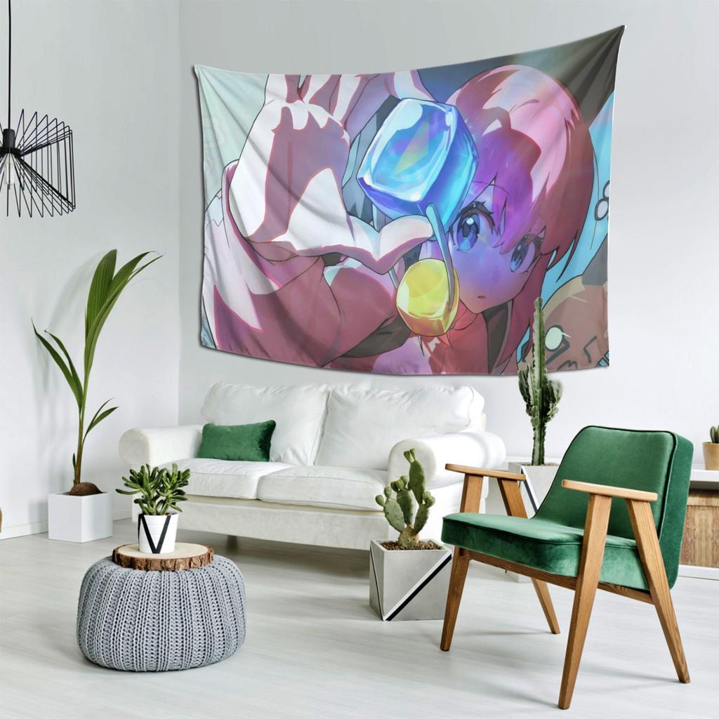Goto Kazuhito Anime Wall Hanging Tapestry  Vibrant Printed Polyester Fabric Art for Home Office  Party Decor