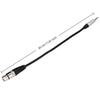 Compact 3.5mm Apapter Stereo 3.5mm Male To XLR Female Plug-and-Play 0.3m Length Audio Converter Mic Cord Computer Recording