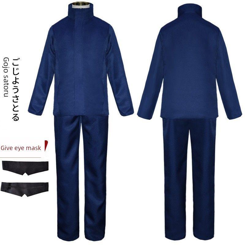 

Jujutsu Kaisen Cosplay Costume Series: Gojo Satoru, Yuji Itadori, Satoru Gojo Cosplay Outfits in Stock Gojo Satoru Blue XL
