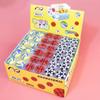 12/32/36pcs Cute Erasers Wholesale Fruit Ball Dinosaur Fun Desk Pets Pencil Erasers for School Supplies Prize Gifts Party Favors