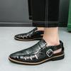 Fashion Business Summer Men's Sandals Retro Gentleman Style Dress Up Party Fashion Party Plus Size 38-46 Breathable Leather Shoes