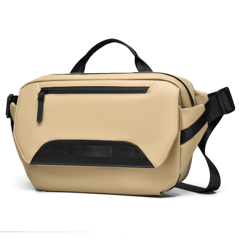 Unifarbene Umhängetasche Herren Multifunktionale Schultertasche Brusttasche