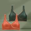 Latex Bra for Women Seamless Underwear No Steel Ring Gather Sports Beauty Push Up Sexy Bralette Plus Size Lingerie