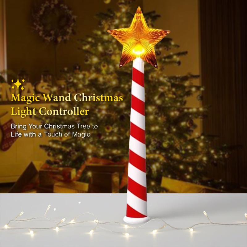 Magic Wand Christmas Light Controller, Musical LED Star Controller, Xmas Decor Gift For Home