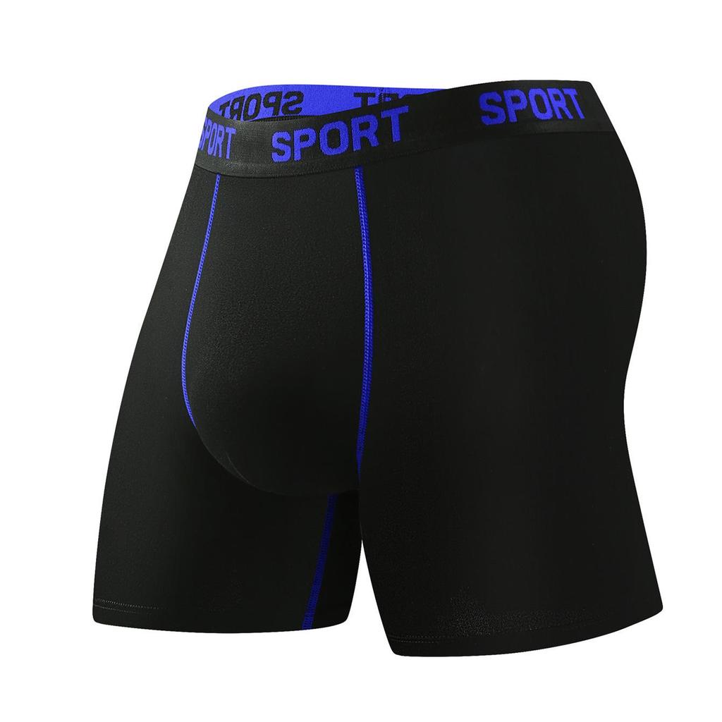 Men's 5-Pack Sports Boxer Briefs in 5 Colors, Mid-Waist, Plus Size, European & American Style