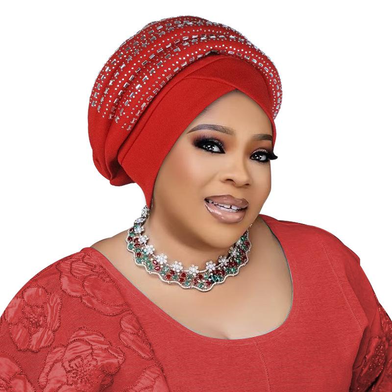 Handmade Diamonds Women's Turban Cap
