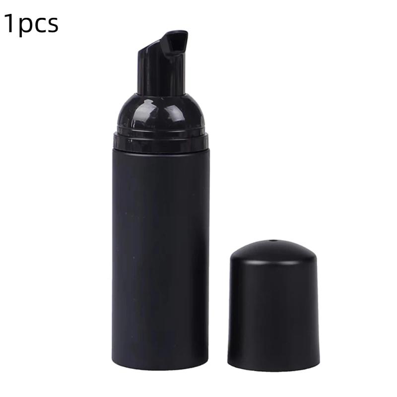 

60Ml Small Foam Dispenser Plastic Pump Black Bottles Mini Empty Soap Refillable Bottle For Travel Cleaning Cosmetics Packaging 1PCS
