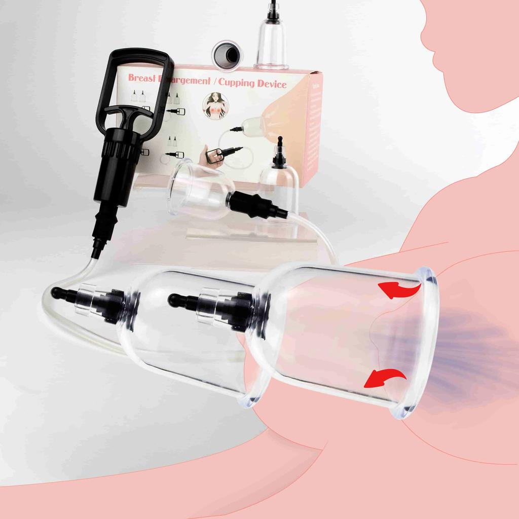 Manyjoy Manuelle Milchpumpe für Frauen Nippelverstärker Nippelvergrößerung Vakuumpumpe nNippelstimulation Erwachsenenspielzeug Sexspiel 18+