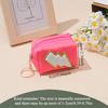 2 pièces Pochette en Polyester pour Maquillage, Portefeuille Zéro, Pochette à Rouge à Lèvres, Portables, Trousses de Toilette de Voyage - Pochettes Cosmétiques avec Fermeture Éclair