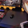ATTACK SHARK Gaming Mouse Pad True Carbon Fiber Mouse Pad for Gaming Carbon Precision Reinforced Edge Cloth Comfortable Waterproof and Sweat