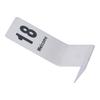 10PCS Table Number Cards Stainless Steel DoubleSided Digital Sign Seat Card 1120 Number