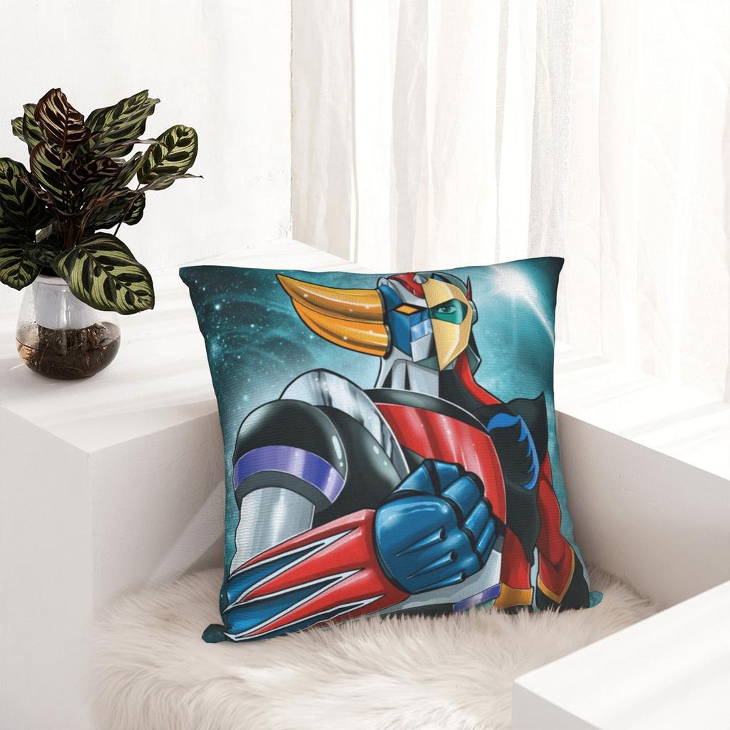Ufo Robot Grendizer Goldorak Manga Pillowcase Soft Fabric Cushion Cover Gift Throw Pillow Case Cover Home Square 40*40Cm