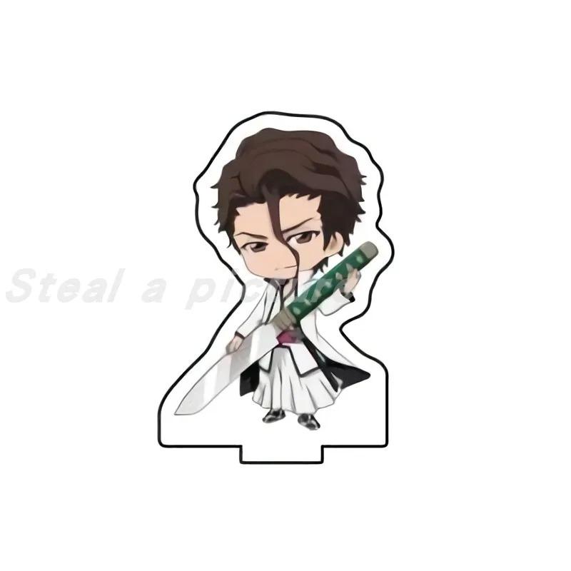 Anime Mini Action Figure Doll Ishida Uryuu Grimmjow Jeagerjaques Acrylic Stand Model Plate Cosplay Toy for Gift