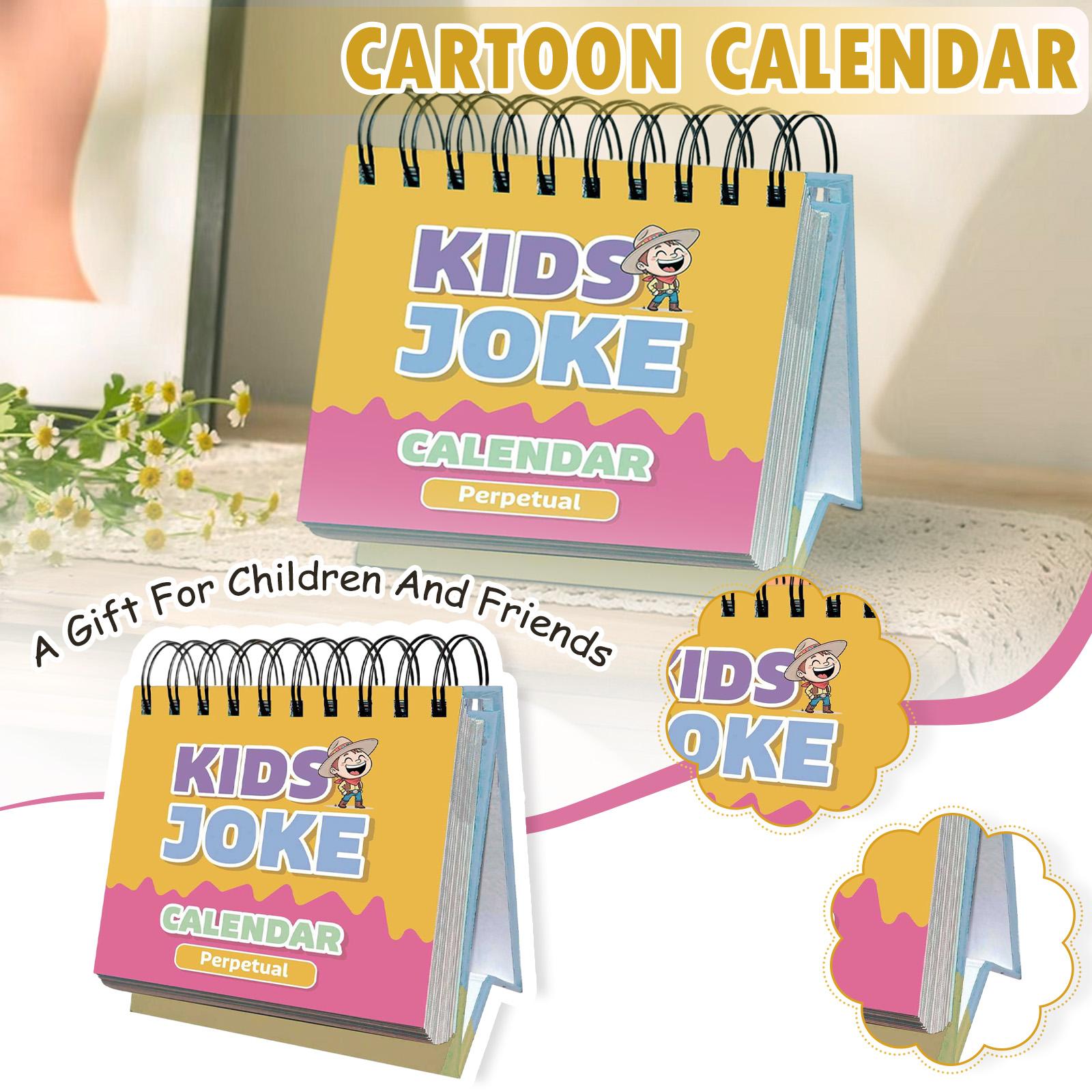 

Мультяшний настільний календар-прикраса, Подарунок для дітей та друзів One Size