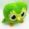 Zelená plyšová hračka sovy Duolingo Duo plyšák sovy Duo Kreslená anime panenka sovy Měkká plyšová hračka Dětský dárek k narozeninám