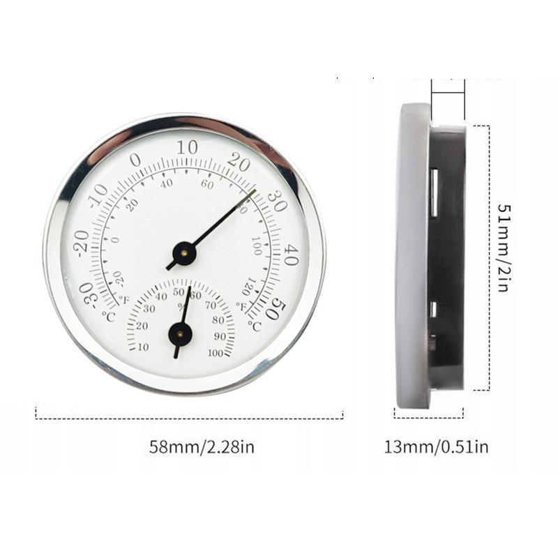 Home Indoor Thermometer Mini Electronic Hygrometer Battery Free Pointer High-precision Instrument Tool