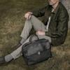 Bleudechauffe Zepho Solo Briefcase Waxed Canvas - Khaki