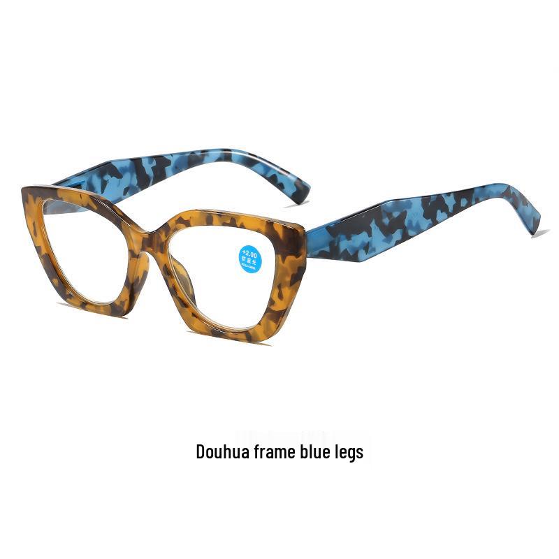 

Butterfly-Shaped Anti-Blue Light Reading Glasses with Colored Frames for Seniors Anti-Blue Light +200