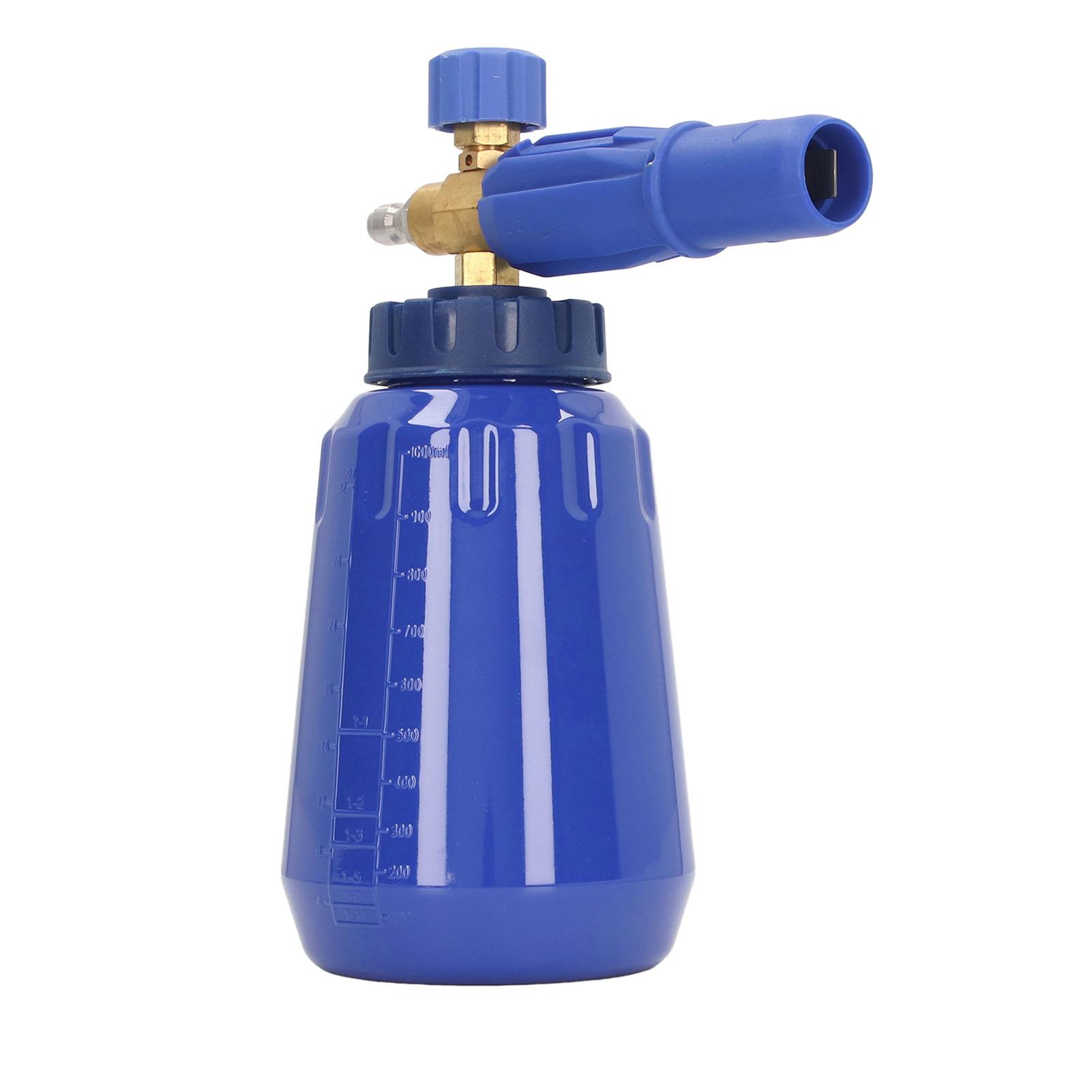 

1л 4000psi генератор пены регулируемый распылитель высокого давления мойка может 14 дюймов NPT быстроразъемное соединение синий синий