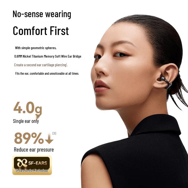 Saina S6S Pro II Open-Ear Clip-on Bluetooth Earbuds