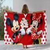 Cartoon Mickey Minnie Mouse Donald Duck Flannel Blanket,Ultra Soft Warm Plush Throw for Home Bedroom Bed Sofa Cover Office gift