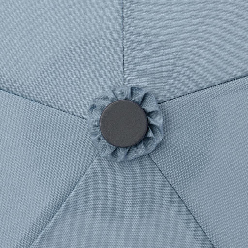 MUJI Lightweight Folding Umbrella for Sun and Unisex Smoky 50cm Rain, Adult, DEA03A5S, Blue,