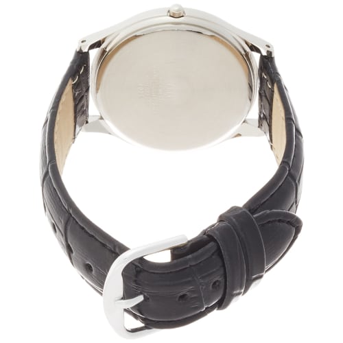 Citizen Q&Q Hodinky Analogové Vodotěsné Kožený Řemínek Q998-304 Pánské Bílé