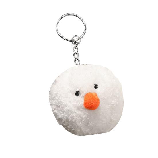 Christmas Plush Plushie Christmas Cute Cartoon Snowball Doll Doll Plush Pillow Ornament Soft Stuffed Doll Toy Pillow