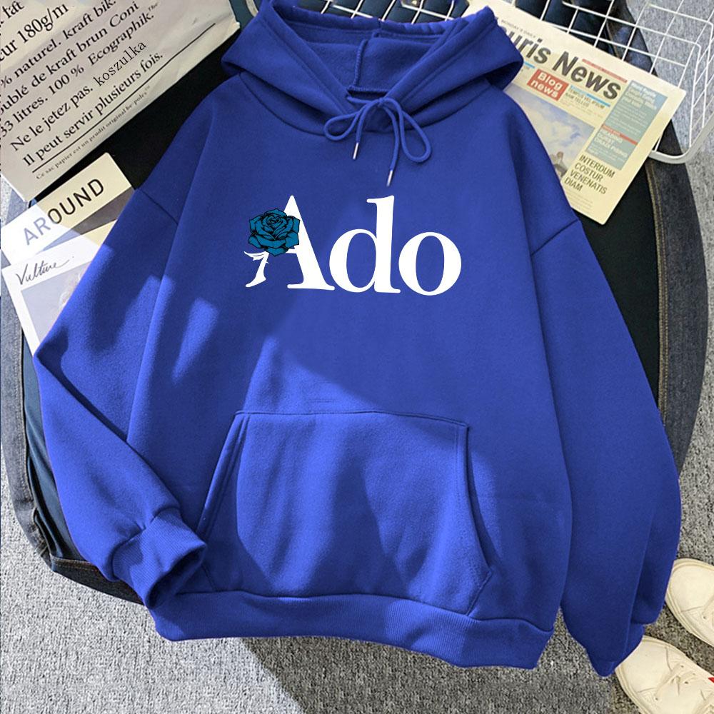 Ado Wish Album Graphic Hoodies Women/Men Hooded Sweatshirts Japan Singer Fashion Style Printing Clothes