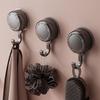 3Pcs Detachable Suction Cup Hooks Reusable Bathroom Towel Hooks Simple Kitchen Storage Hook  Toilet