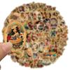 100 Retro Personalized Girl Graffiti Stickers Personalized Decoration Computer Suitcase Waterproof DIY Stickers