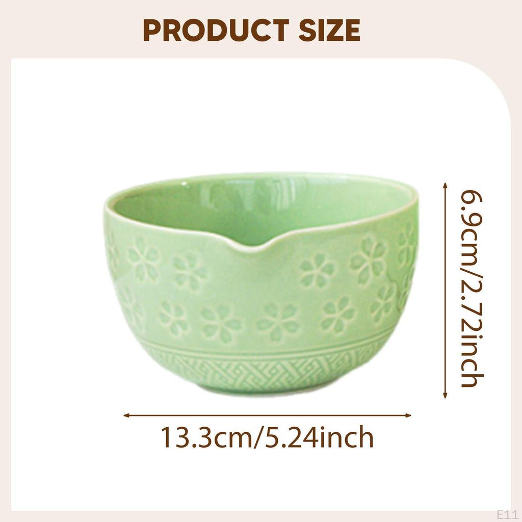 Ceramiczna Chawan do Przygotowania Matcha 450ml Niezbędna Miseczka dla Miłośników Herbaty