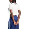 Adidas Slim 3-Stripes T-Shirt Women Tops White IX3532