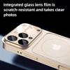 Official Matte Nano Glass Armor Case For iPhone 17 16 15 14 13 Pro Max 17Pro Air For Magsafe Wireless Charge Magnetic Hard Cover