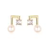 Pearl & Zircon Stud Earrings for Women - Exquisite 2026 Summer Style