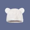 Winter Warm Cap Plush Hat with Bear Ears Breathable Soft Beanie Fisherman Hat Women Headdress Outdoor Activity Headwear