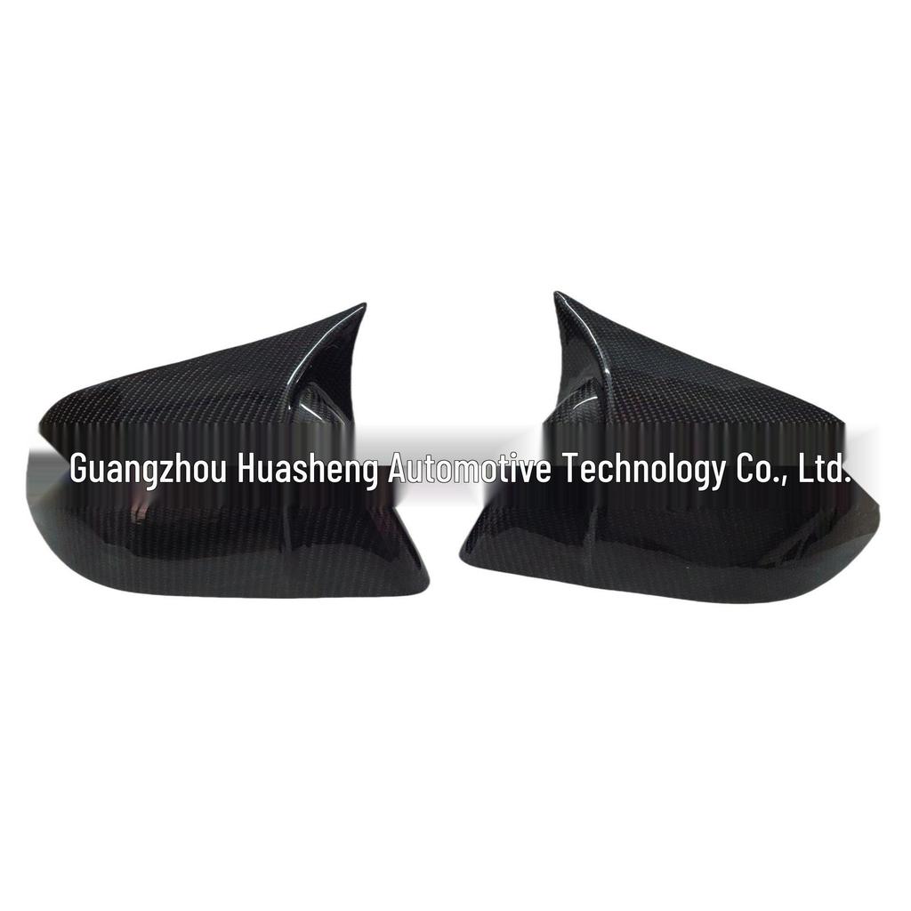 Carbon Fiber Rearview Mirror Wrap for Tesla 3Y Special Edition Bullhorn