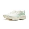 Li Ning Ling Bo V3 Dicke Sohle Höhensteigernd Vielseitig Weich Rückprall Laufschuhe Damen Sneaker Weiß Grün ARSW112-4