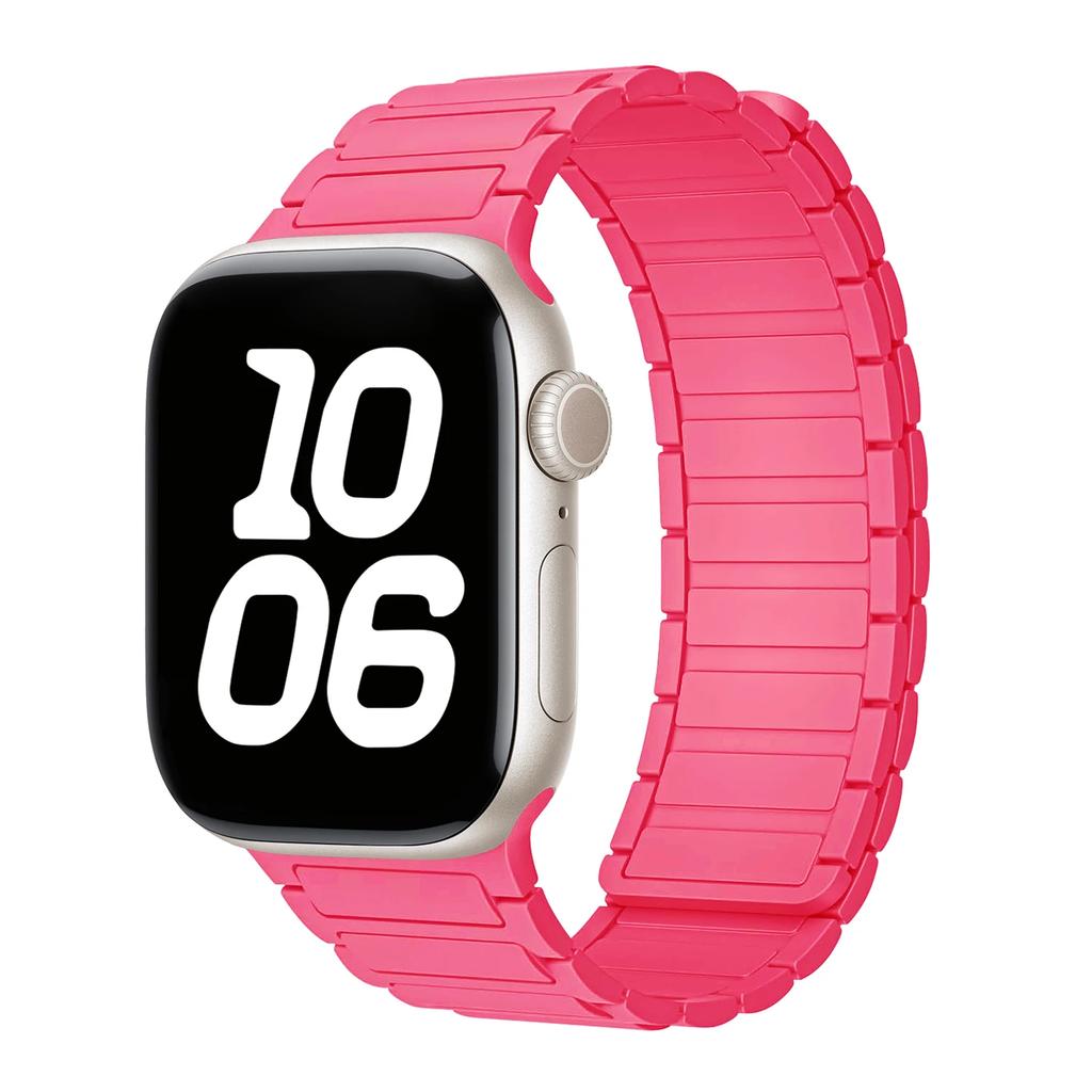 Magnetic Loop For Watch Bands 44mm 40mm 49mm 45mm 41mm 38mm Silicone Bracelet iWatch Series11 10 9 8 7 6 Se Ultra 3 Strap