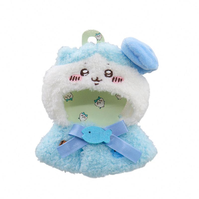 

Plush Cozy Short Cloak Snuggly Pp Cotton Filled Doll Accessory For Winter Xiaoba Cape