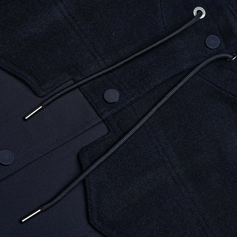 Fila Casual Stand Collar Color Block Jacket Women Jacket Blue F11W514705FNV