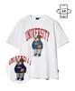YALE University Dan Short Sleeve T-Shirt White/Red