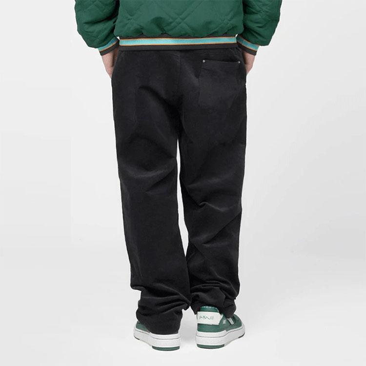 Li-Ning Badfive Sichuan Straight-Leg Loose Casual Pants Men Bottoms Black AKXR633-2