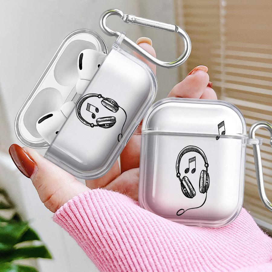 Cool Earphones Case For Airpods 1 4 Pro Pro2 3 2 Pro3 Clear Earphone Cases Cover